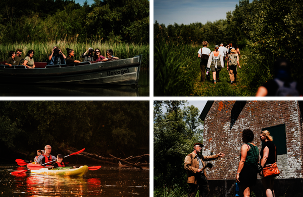 Collagefoto van de activiteiten dit weekend