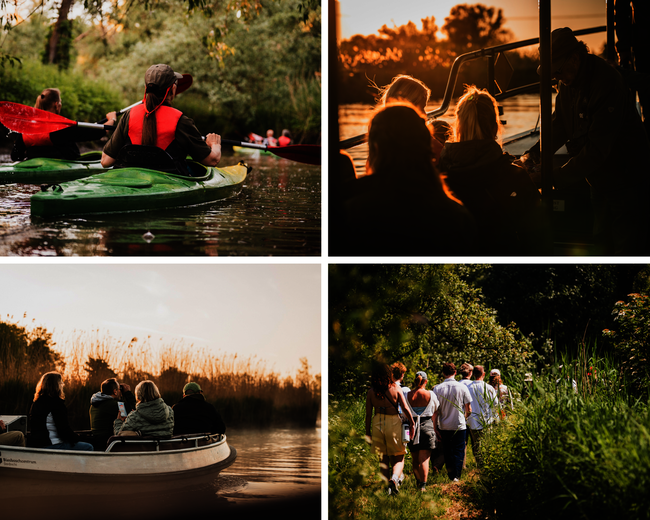 Collagefoto van de activiteiten dit weekend