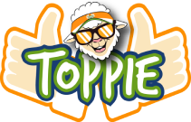 Het logo van Toppie