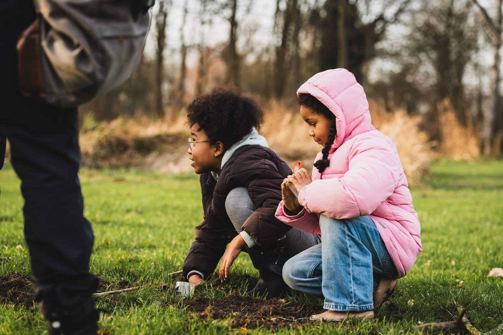 Kinderen bij een educatieve les