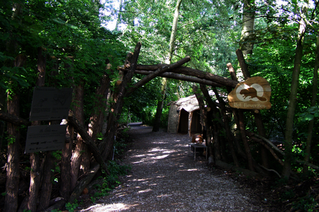 De ingang van het Beverbos